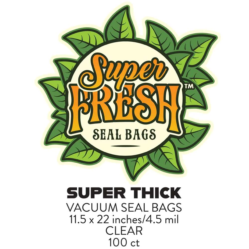 Super Fresh CLEAR Vacuum Seal Bags 11.5