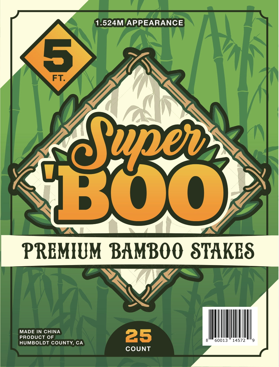 5’ Bamboo (1/2”) 25pk