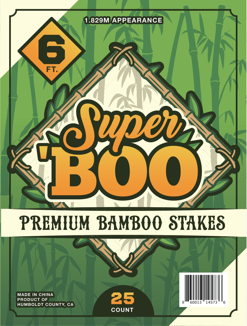 6’ Bamboo (1⁄2”) 25pk