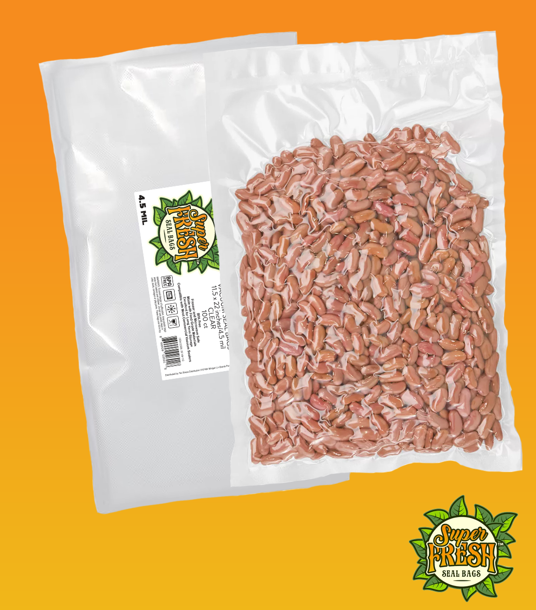 Super Fresh CLEAR Vacuum Seal Bags 11.5