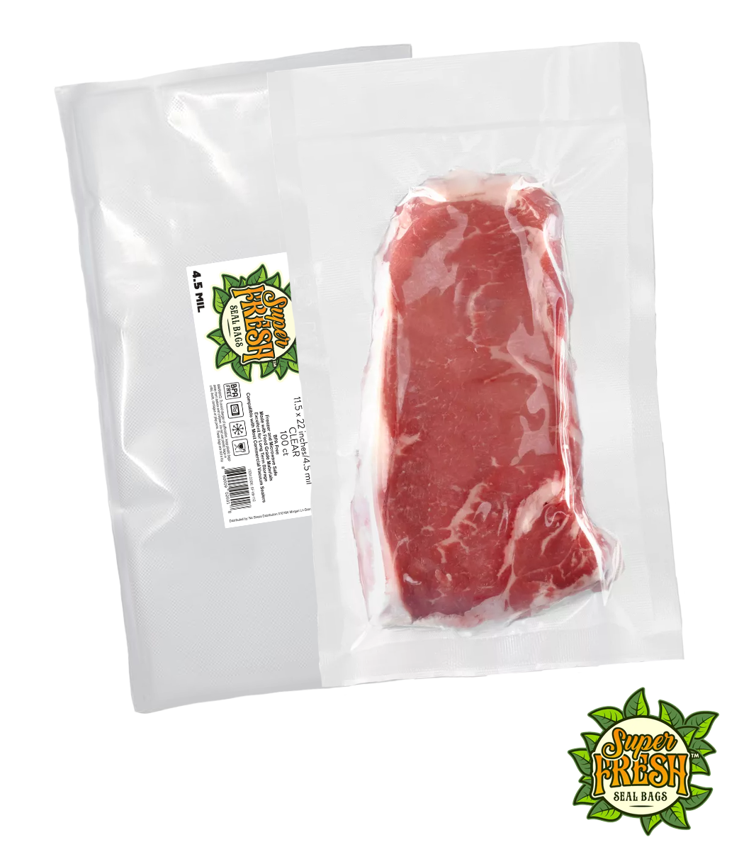 Super Fresh CLEAR Vacuum Seal Bags 11.5