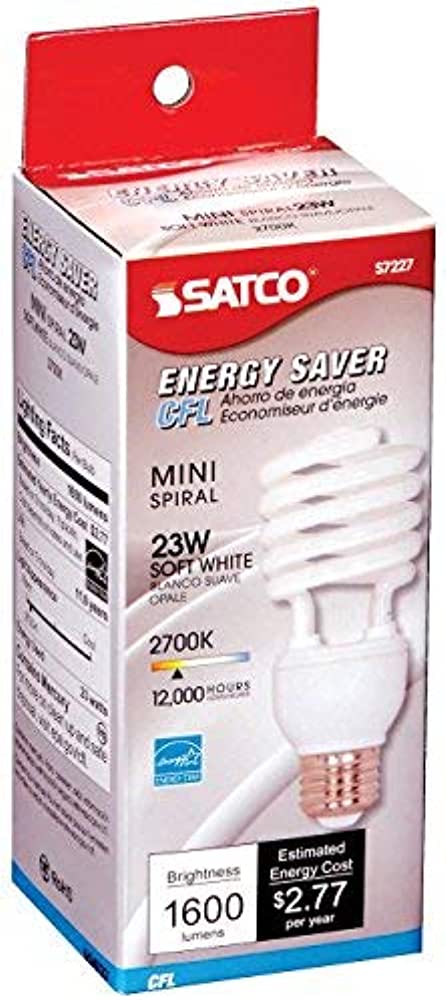 CASE Satco 26W CFL Spiral Bulb (12/pk)